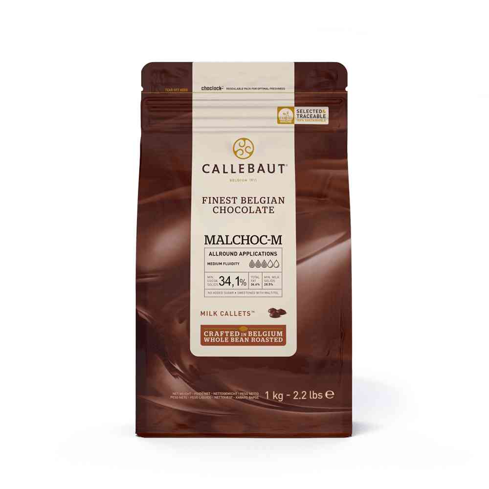 Imagem de Chocolate ao Leite Malchoc 34,1% Q34MAL 1,01KG CALLEBAUT